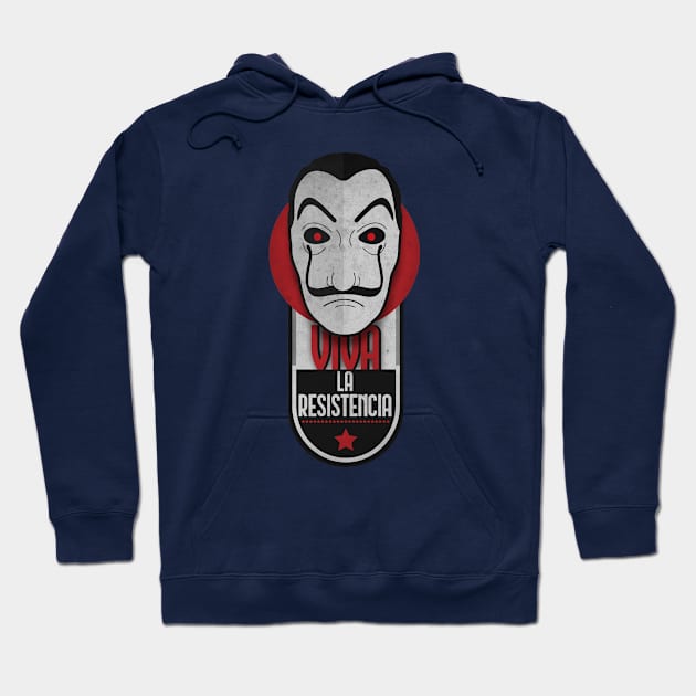 Viva La Resistencia Mask Hoodie by CTShirts